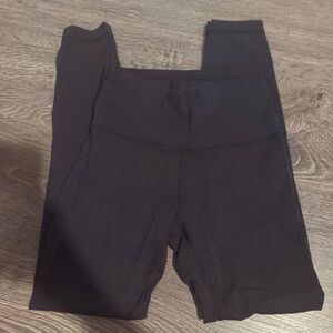 Lululemon black wunder train leggings